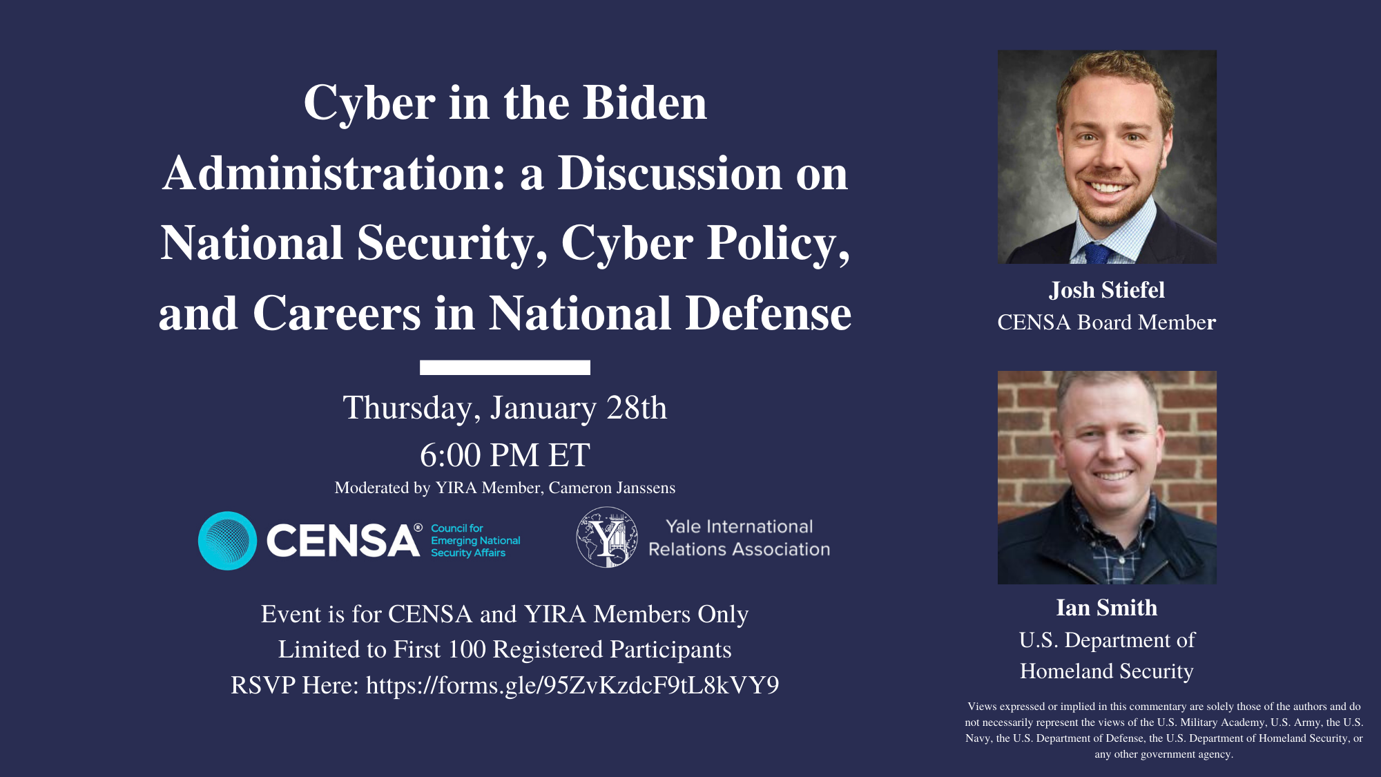 Cyber In The Biden Administration: A Discussion On National Security ...